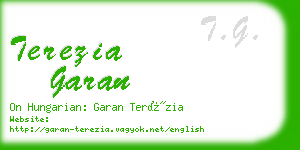 terezia garan business card